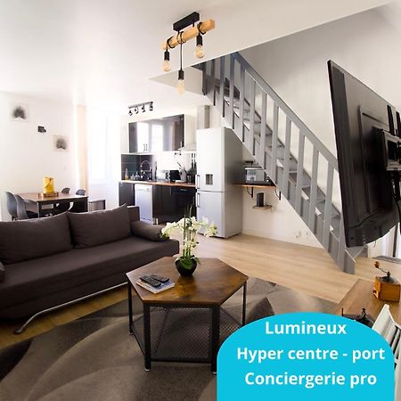 Triplex Lumineux A Cherbourg, Hyper Centre, 2 Pas Du Port & Vie Nocturne, Intendance Luxury Host Exteriér fotografie